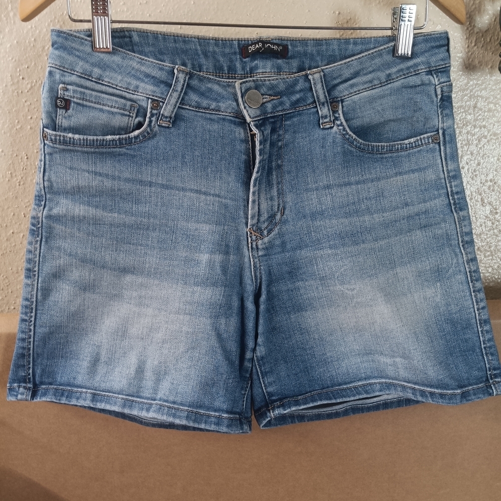 Dear John Light Blue Jean Shorts